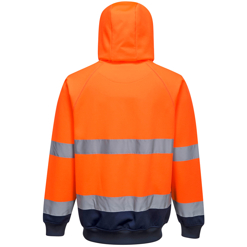 Portwest Hi Vis Yellow or Orange Hooded Sweatshirt High Vis Hoody Hoodie B304 